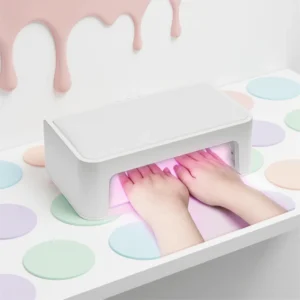H247a3eb0942341c78a8d5c8814722d52D.webp 2026 New Nail Whitening Dual-Use Hand Pillow Lamp, 58W High Power Salon LED Light with Large Spac