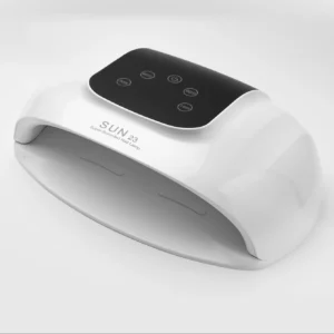 298W Dual Hand Quick Drying Automatic Sensing Touch Screen 4-speed Timed Nail Lamp
